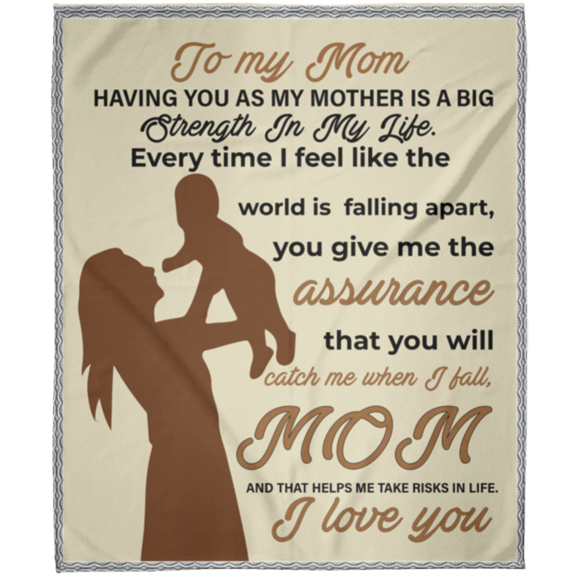 To My Mom | FLM Arctic Fleece Blanket 50x60