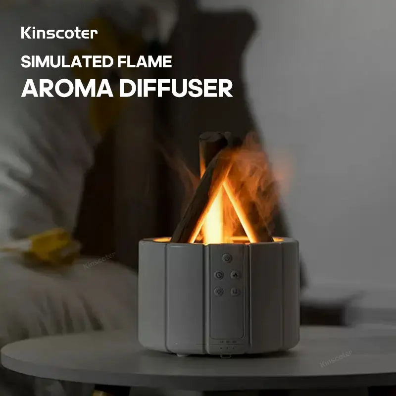 KINSCOTER Simulated Flame Aroma Diffuser